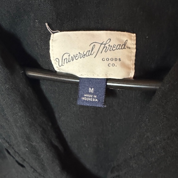 Universal Thread Black Button-Down Shirt - Picture 2 of 4